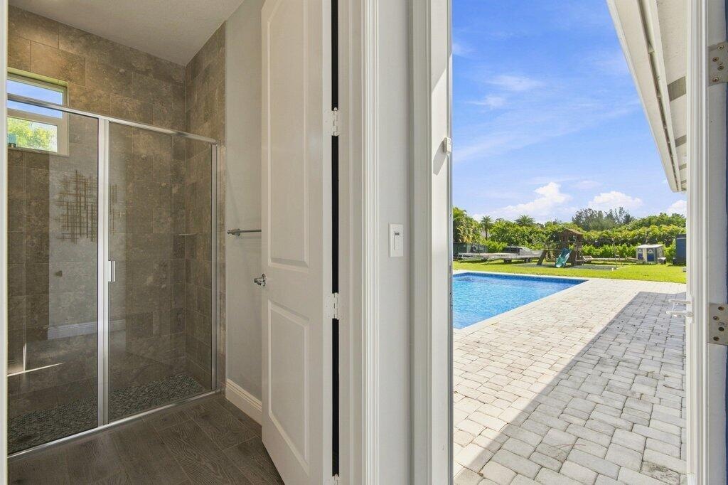 3rd bath cabana door