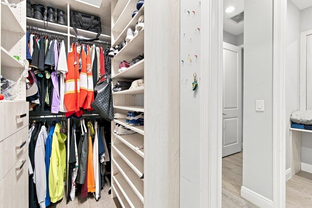 1st walk in closet
