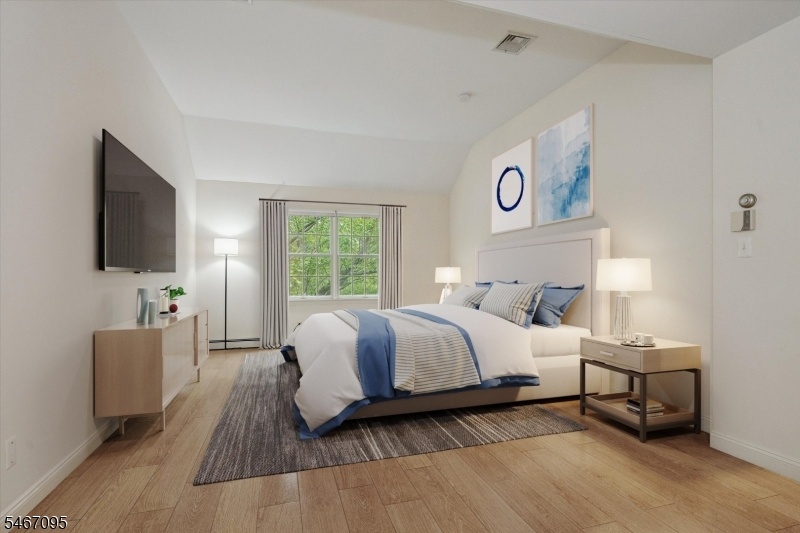 Generously sized primary suite