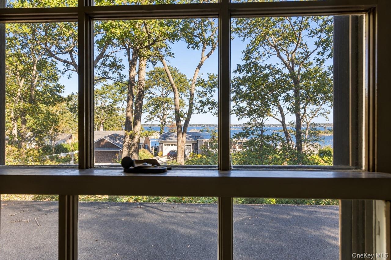 Water view from bedroom window