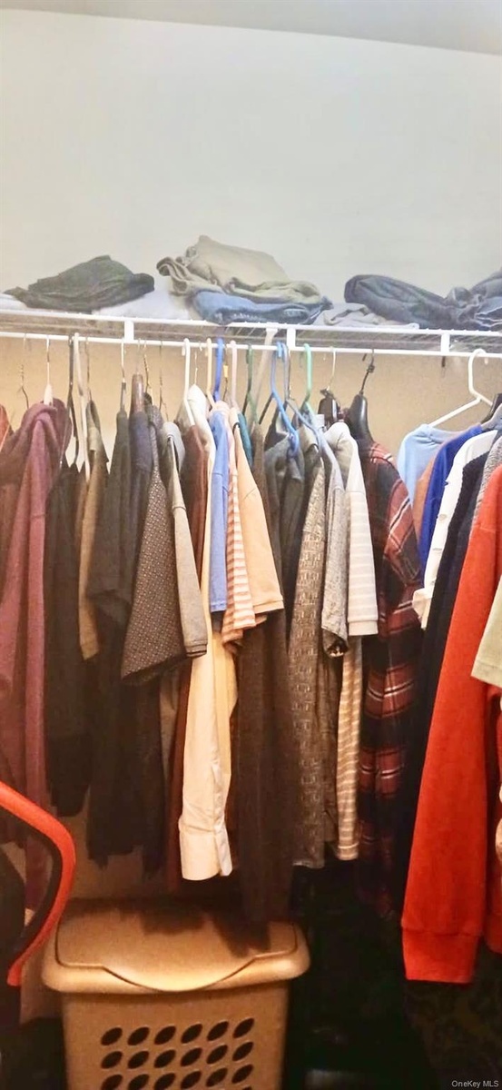 Closet interior featuring a wire shelving system