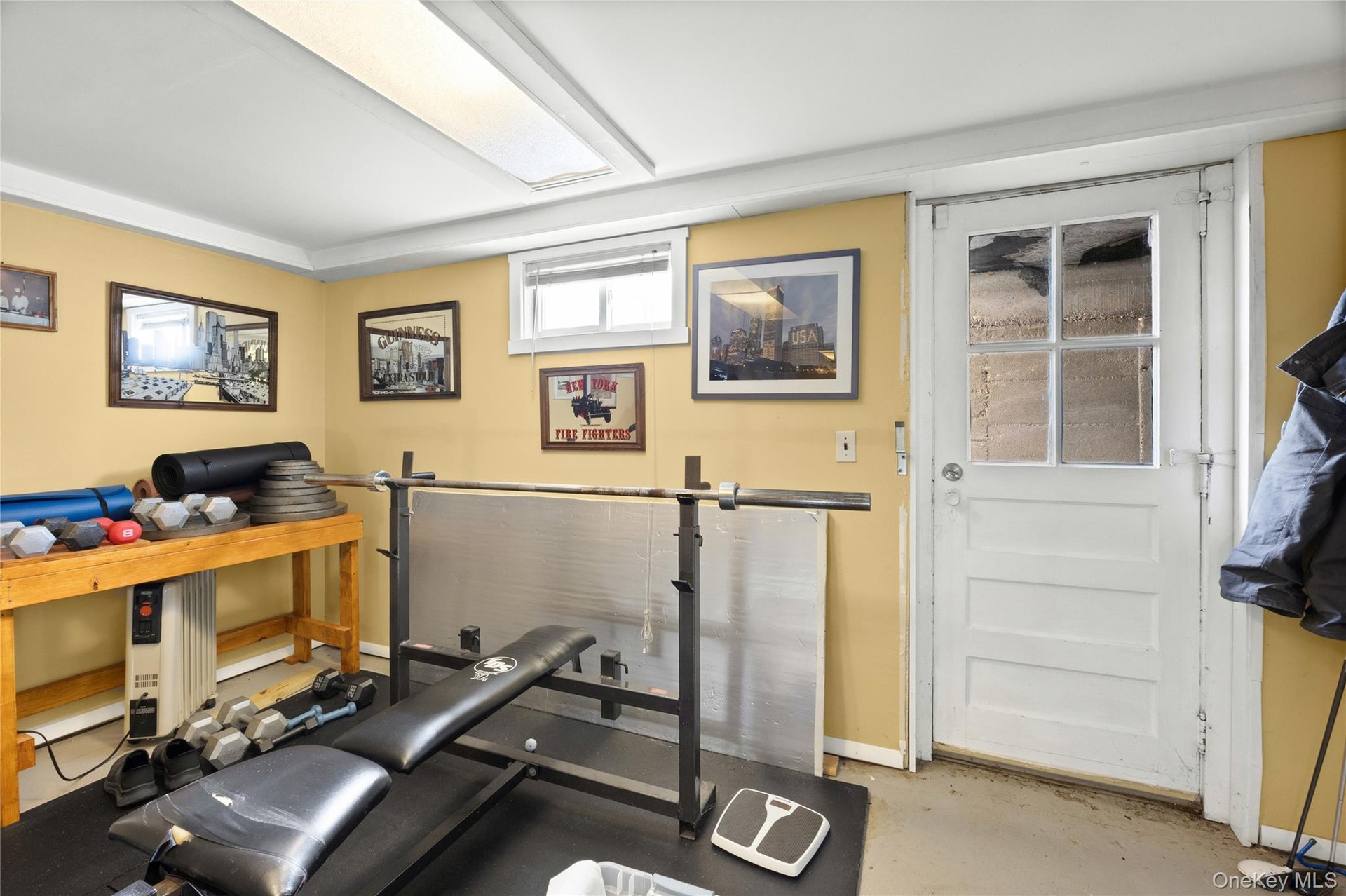 Basement with outside entrance