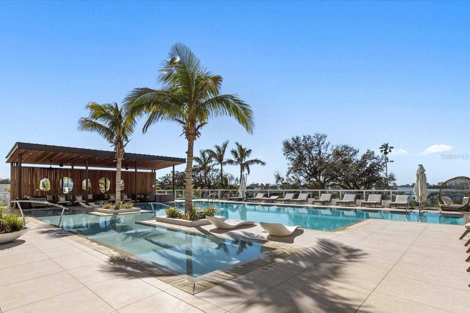 pool view