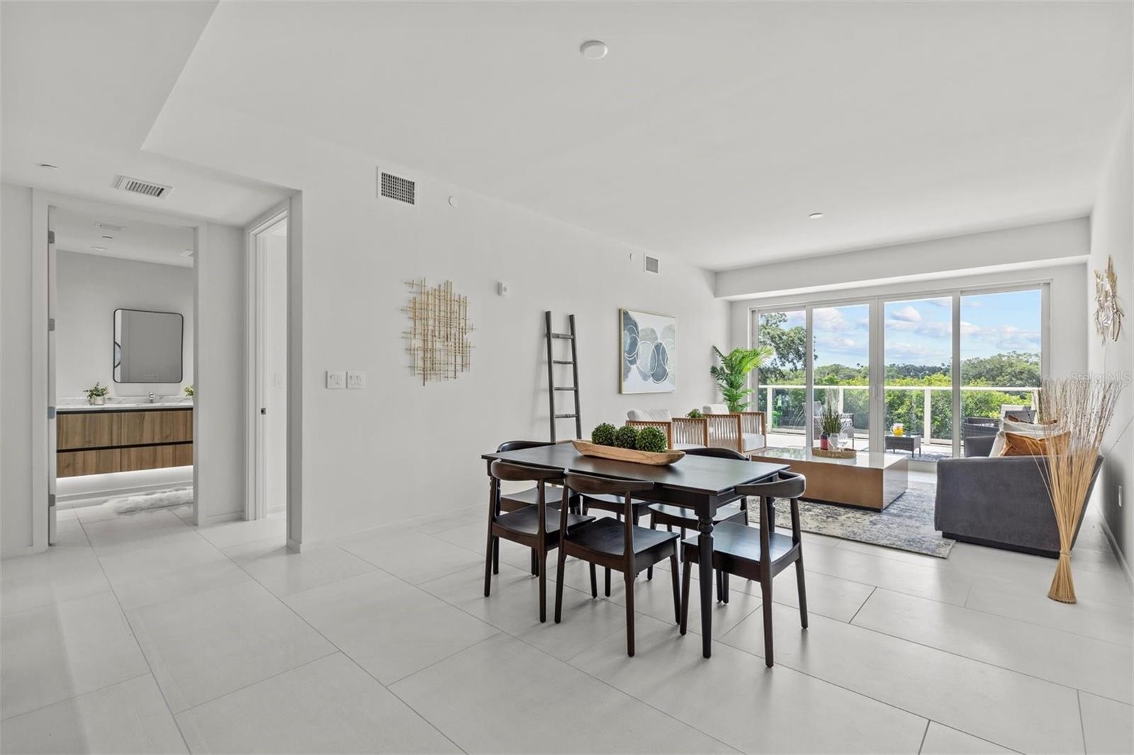 open floor plan