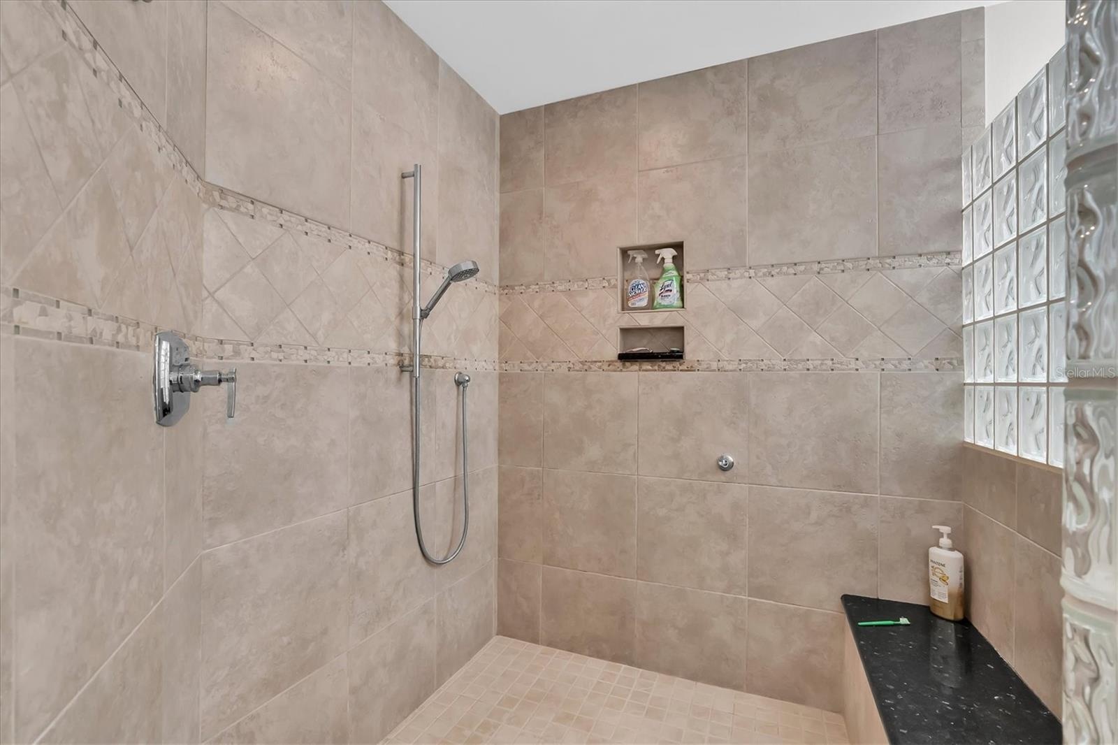 Handicapped accessible shower