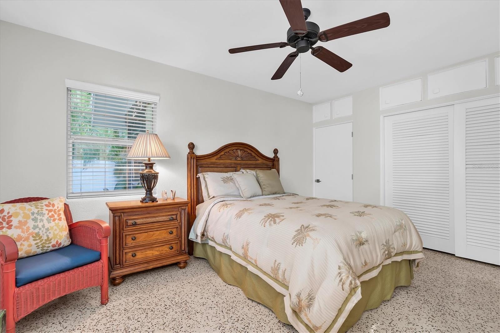 Extra built in storage in the bedrooms