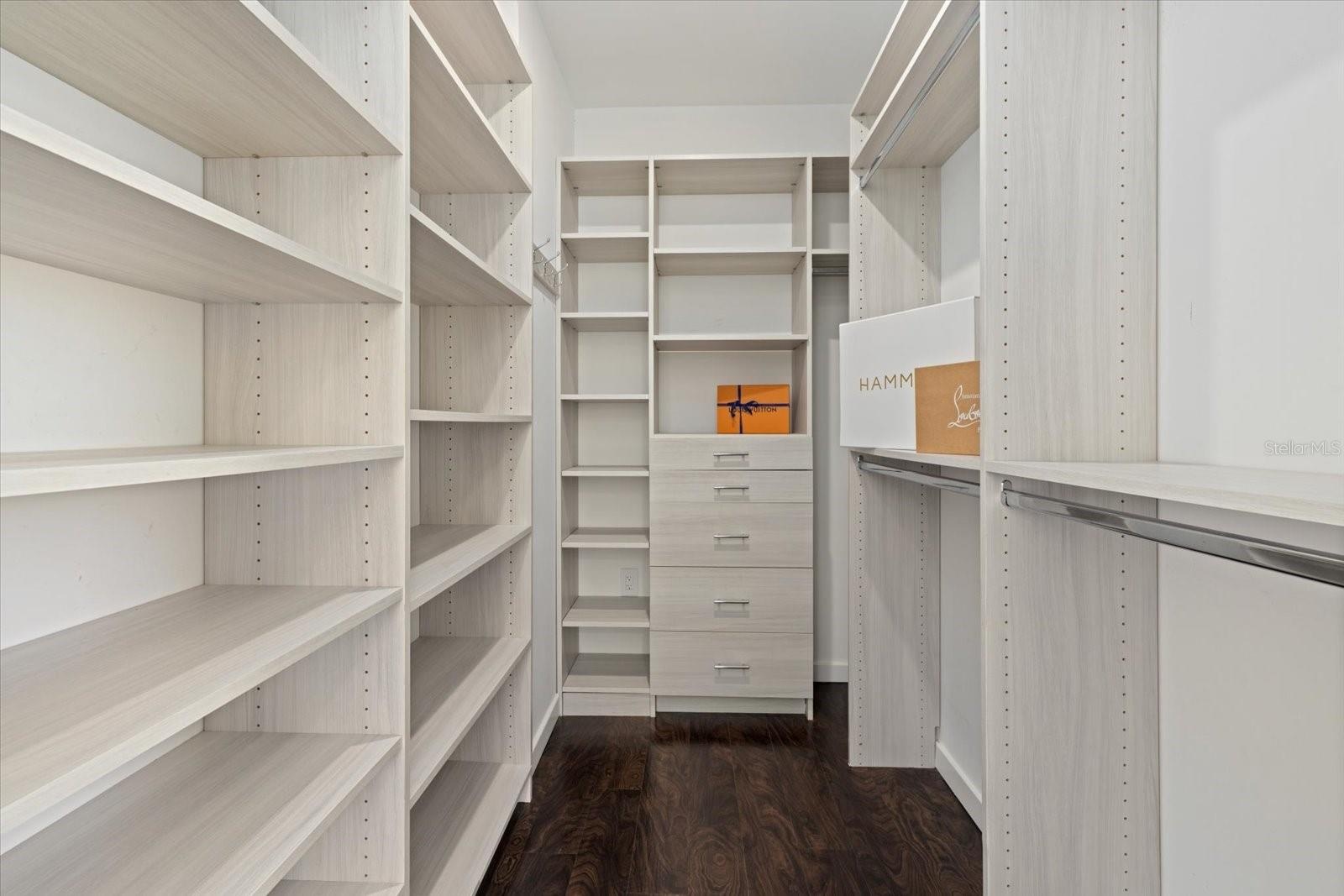 Primary bedroom closet
