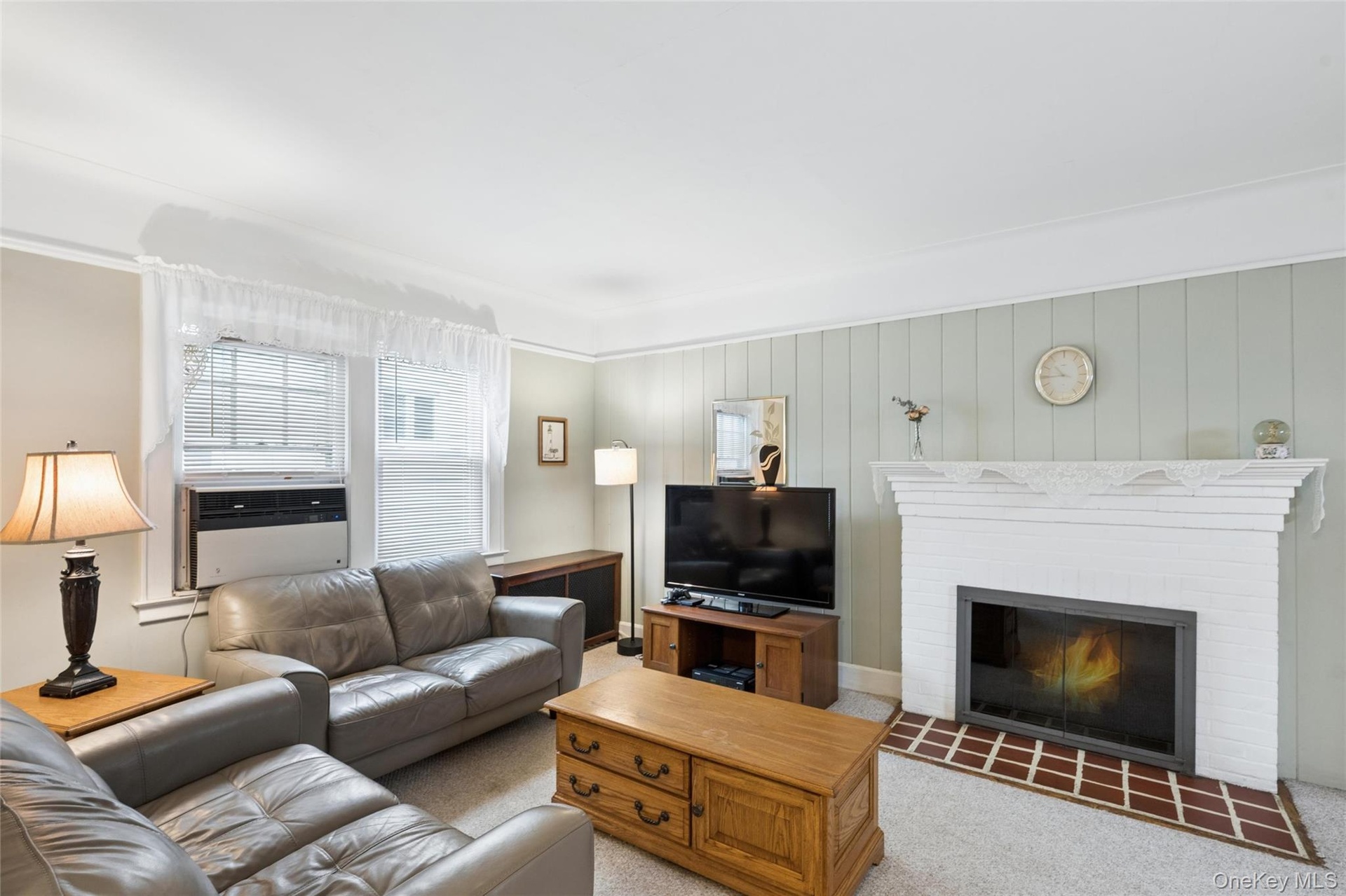 Living Room with Fireplace