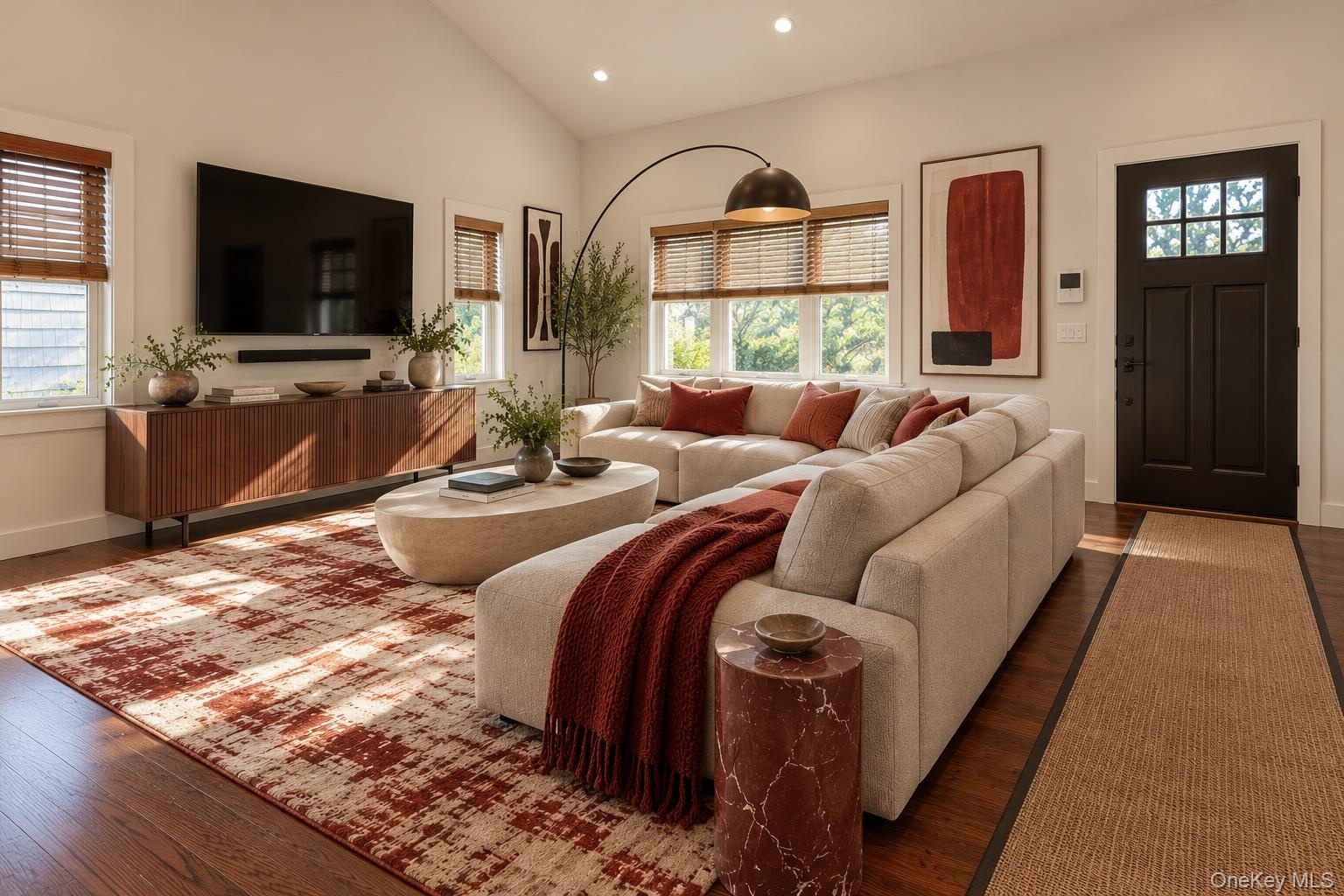 Entry Foyer/Living Room-STAGED