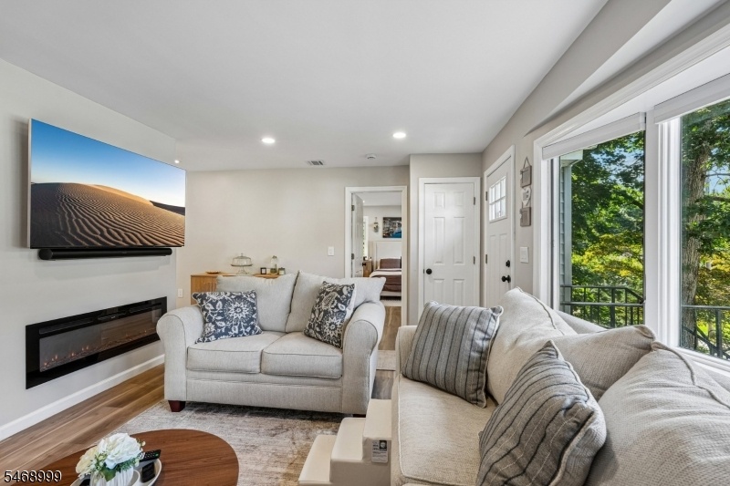 Living Room with Fireplace