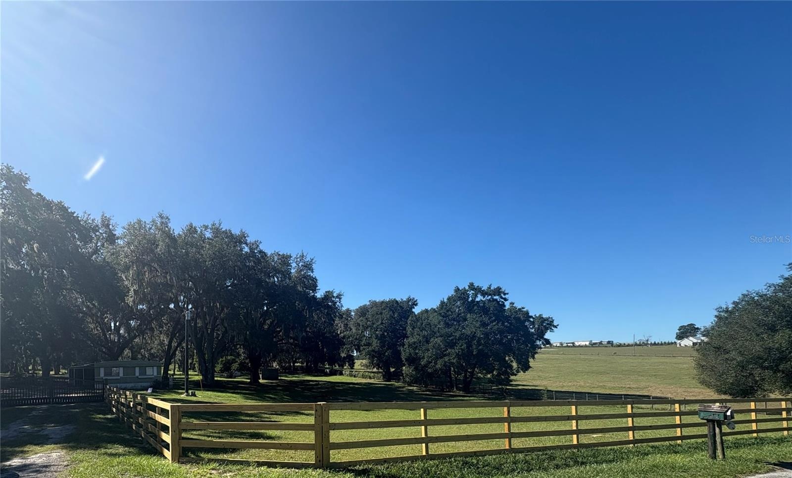 Front fence to the West