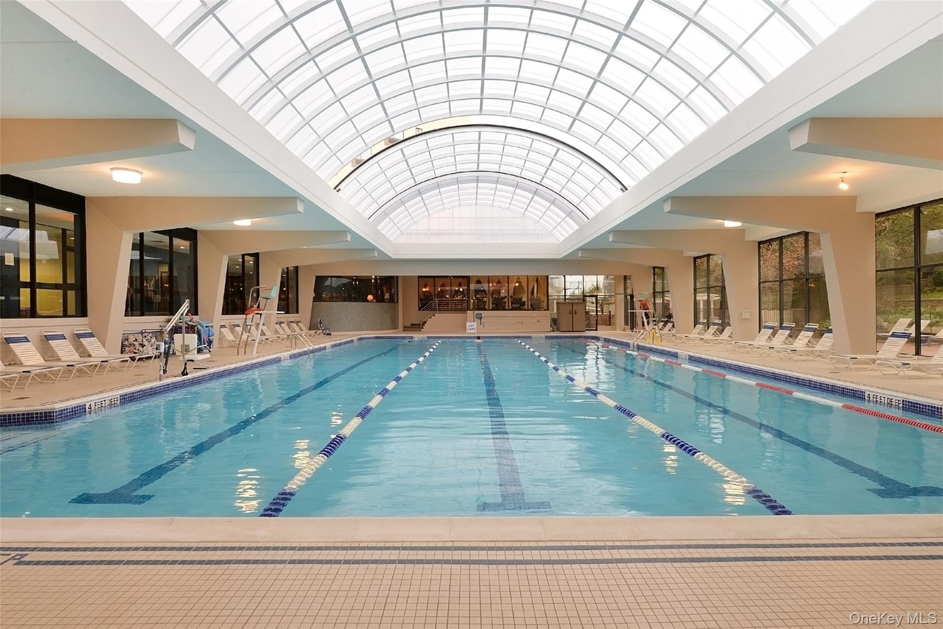Year round indoor heated salt-water pool.
