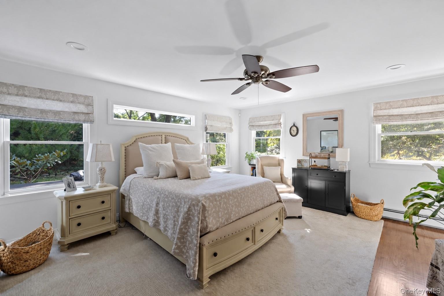 First Floor Primary Bedroom - with ensuite, walk-in closet, and laundry