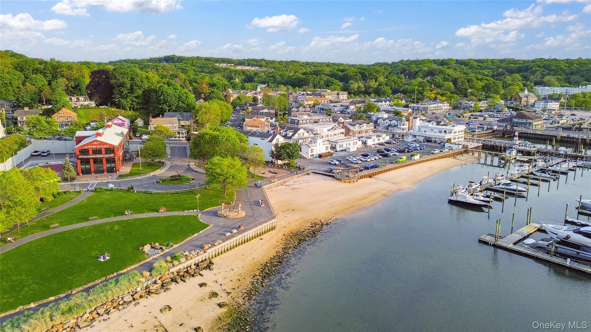 Harborfront Park, Danford's, and Downtown/Waterfront Port Jeff Village