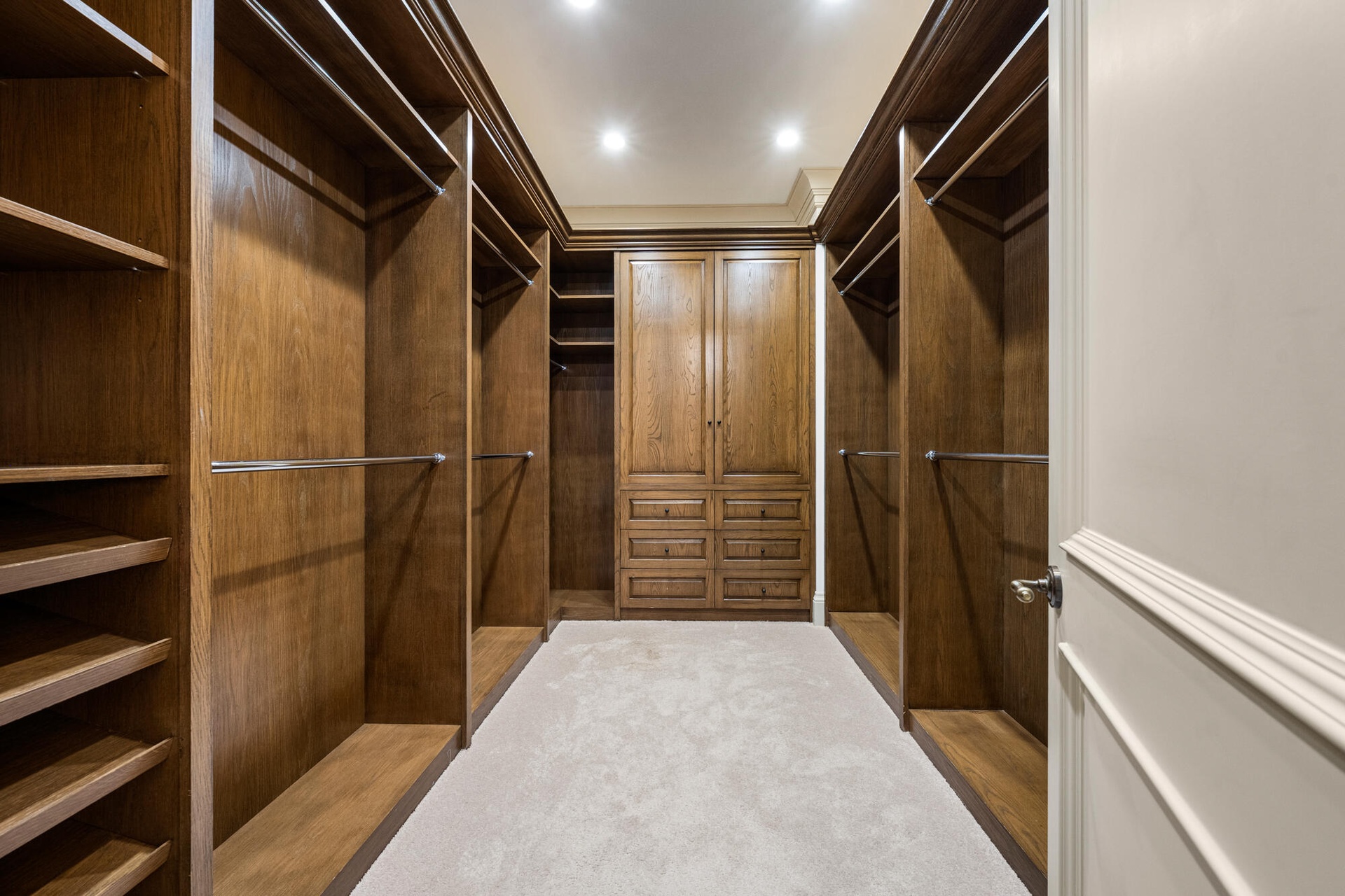 His closet