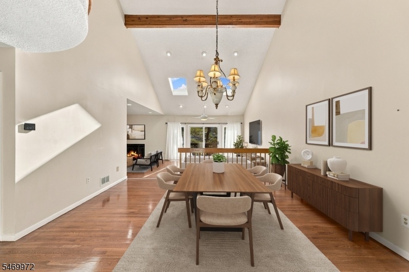 Virtually Staged Dining Room