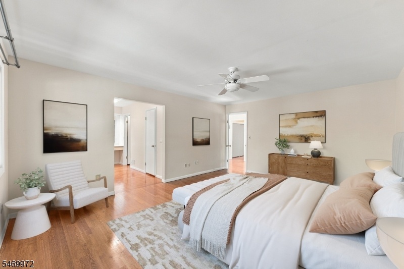 Virtually Staged Primary Suite
