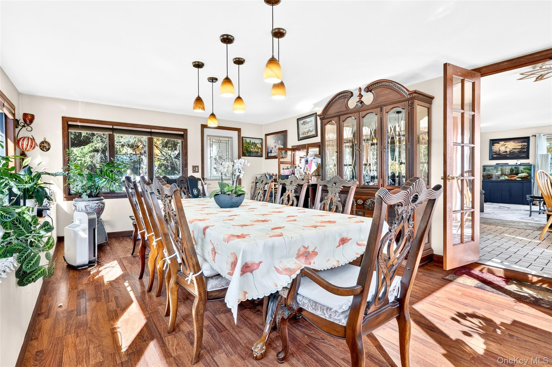 Another view of the huge and bright Formal Dining Room. This room can be veratile. It's large enough for a den or possibly an office as well.
