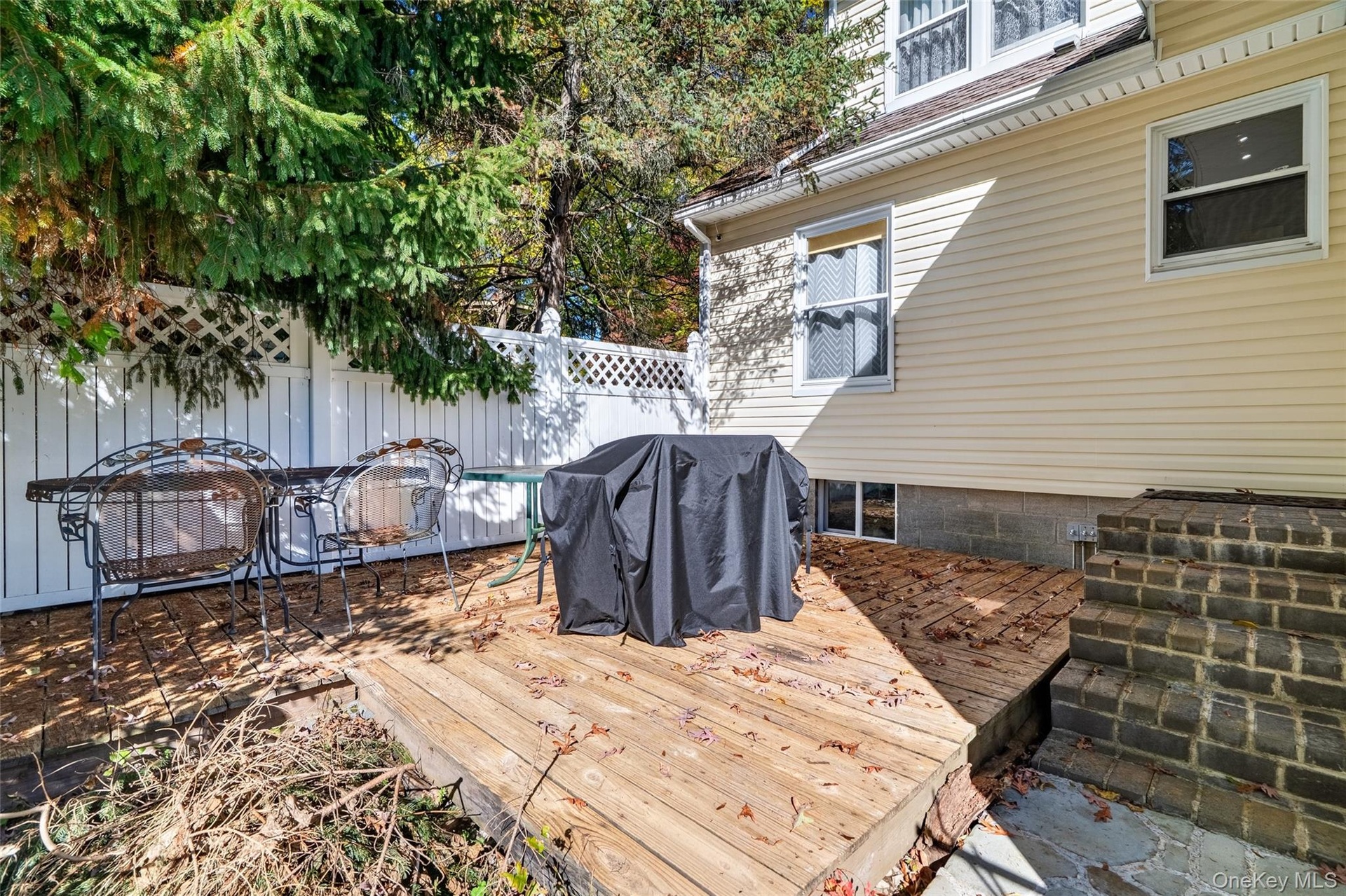 View of the Private Patio in the back of the home.