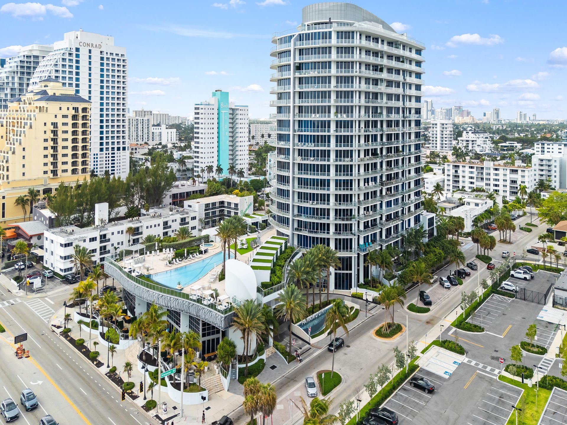Aerial of Paramount