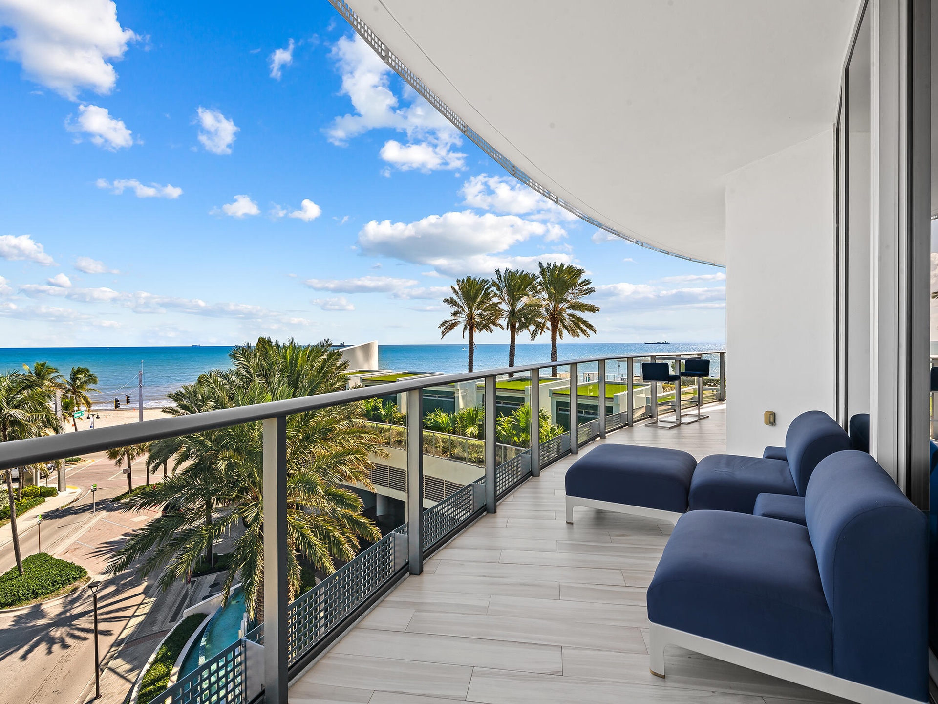 View from guest bedroom balcony