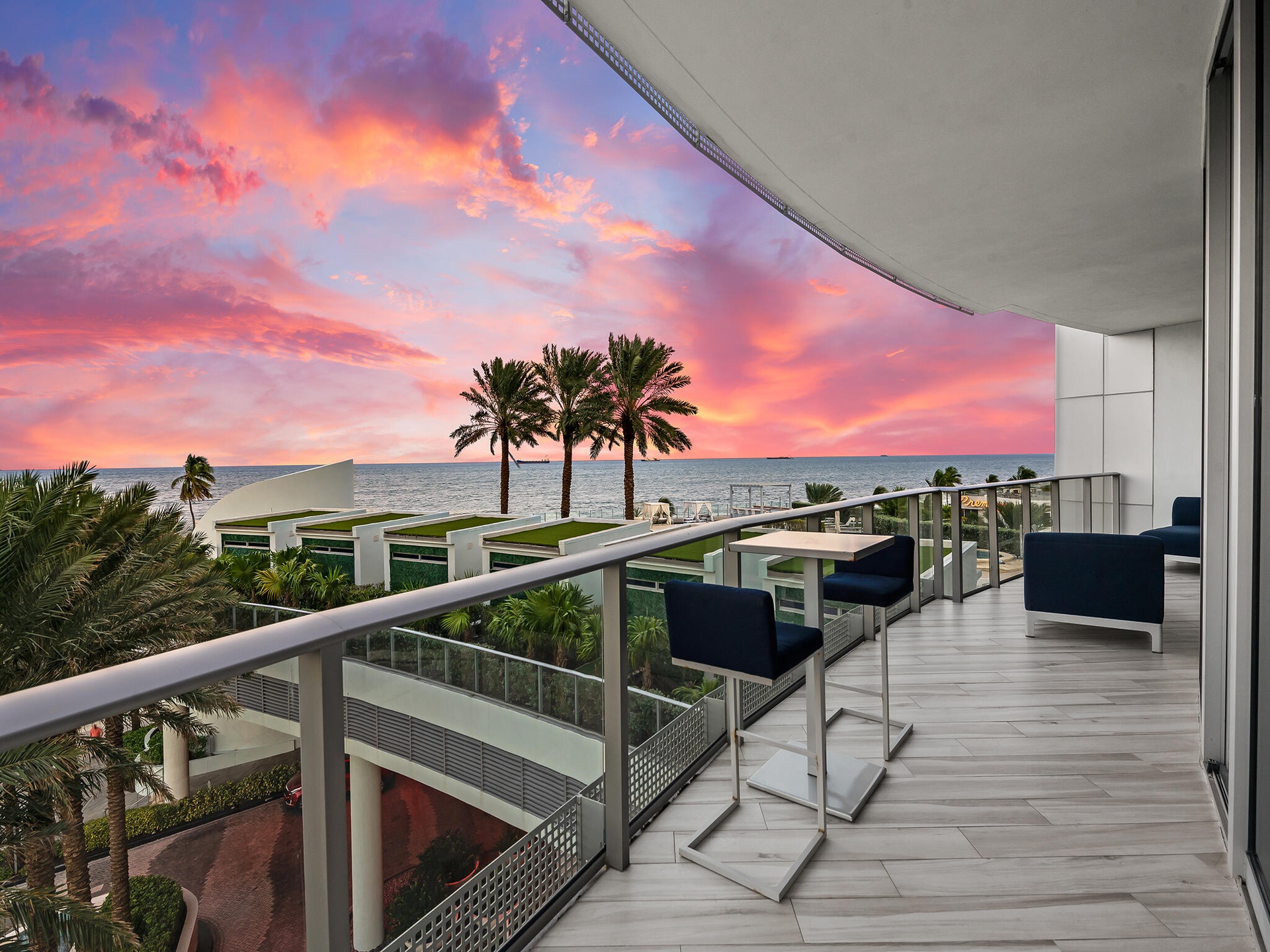 View from guest bedroom balcony