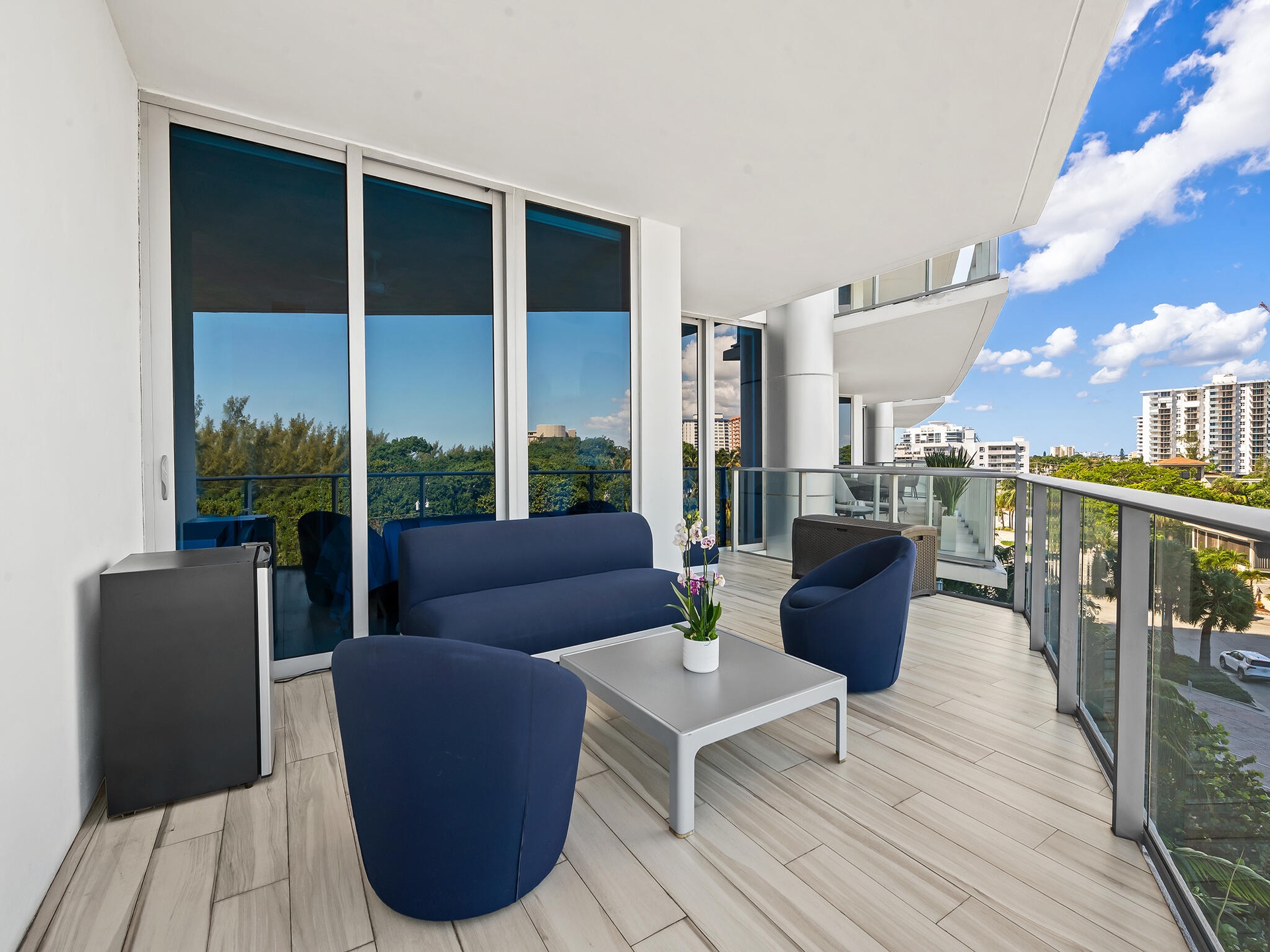 View from guest bedroom balcony