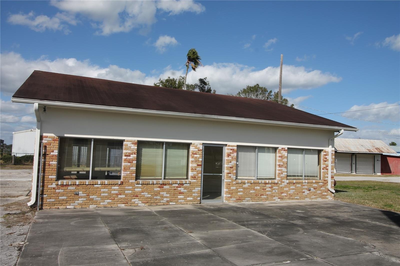 Front view of the main building