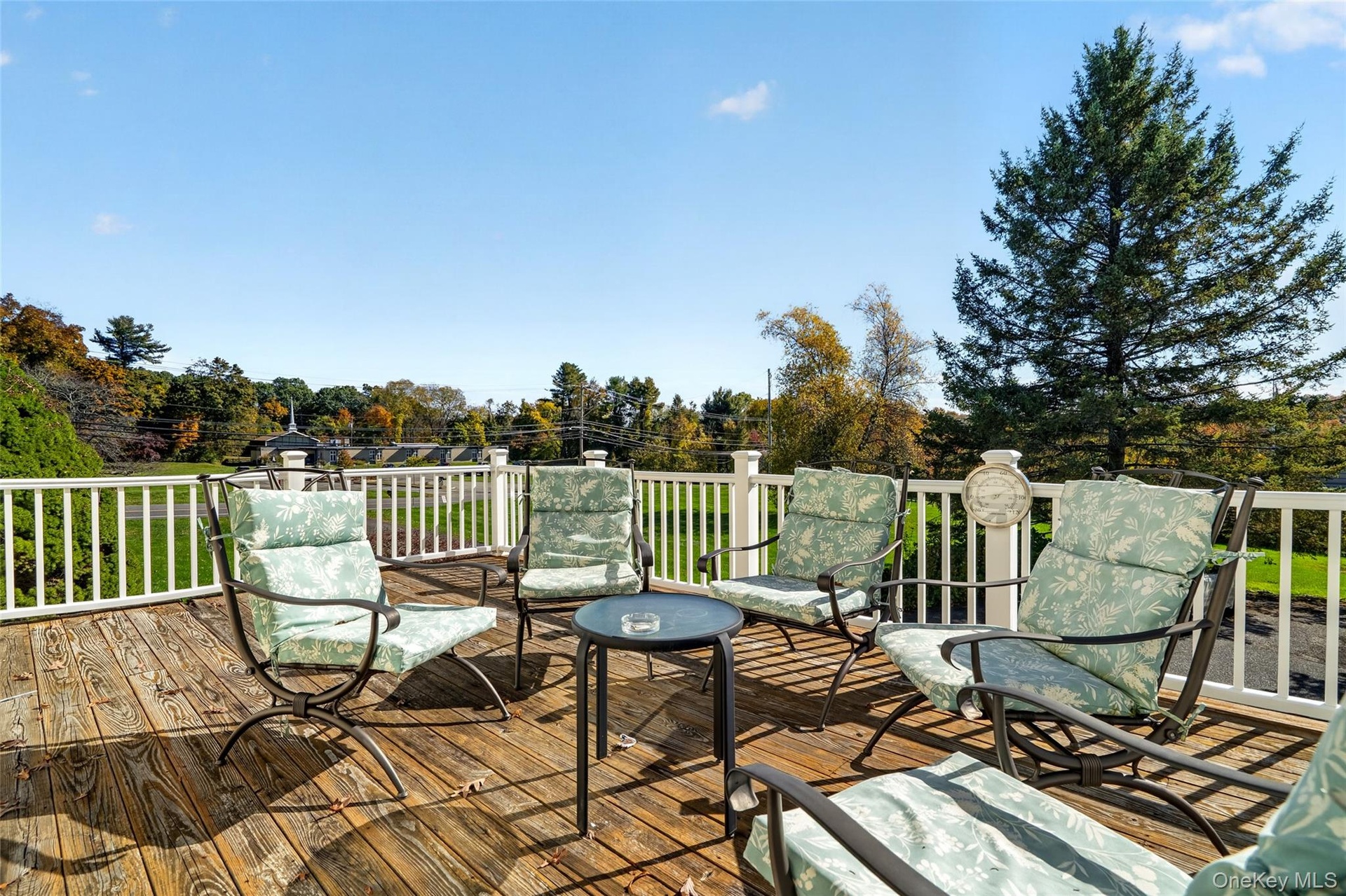 Amazing Distant View when you are sitting on this enormous deck!