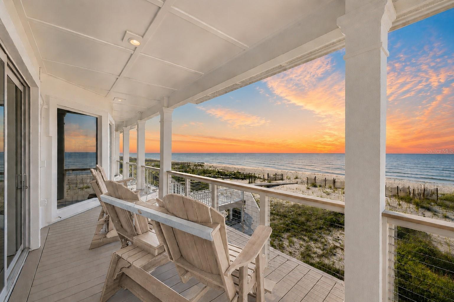 Sunset View from Rocking Chairs