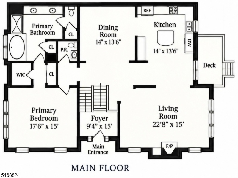 1st Floor Plan