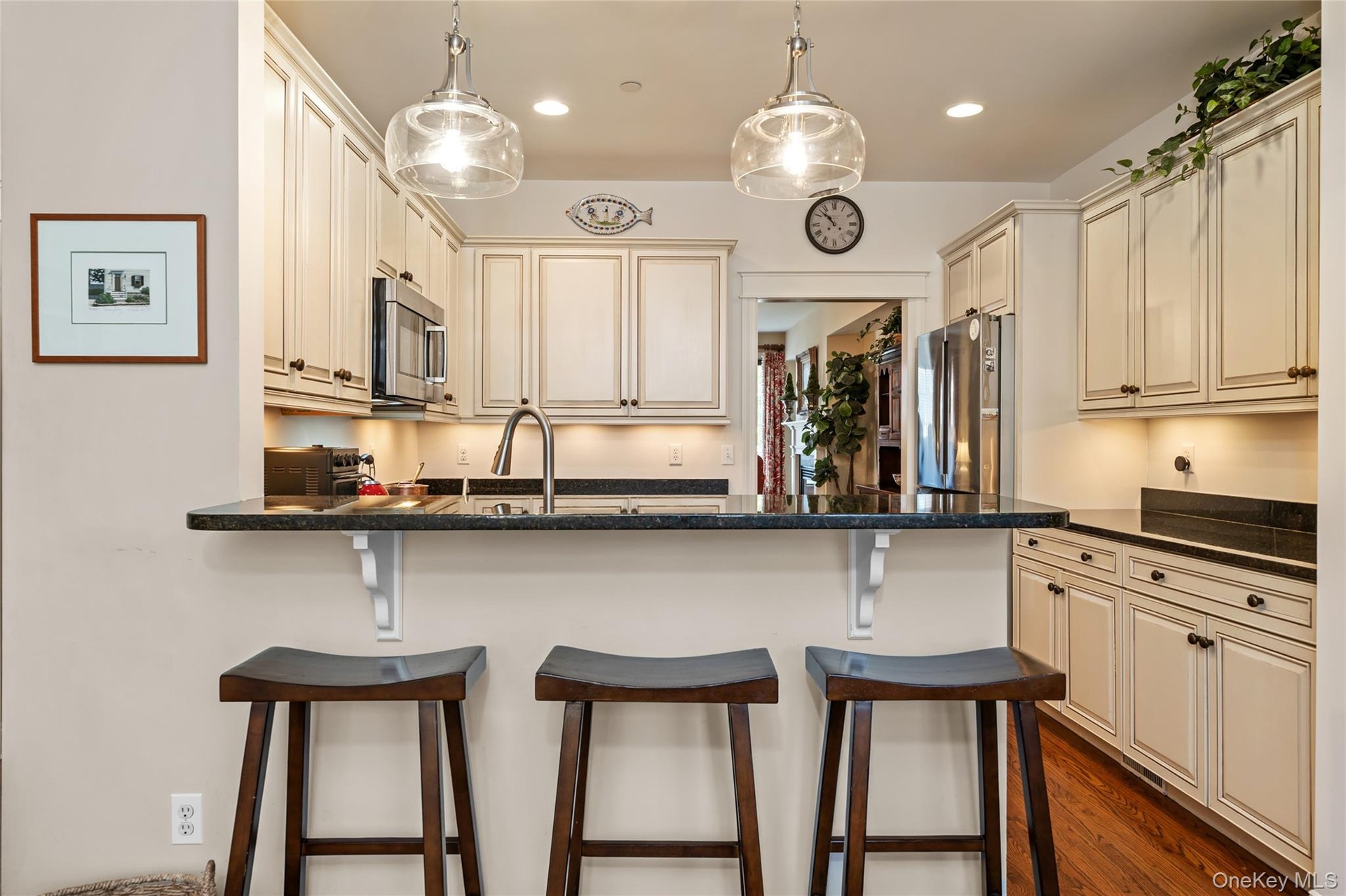 Looking from the Family Room toward the kitchen.