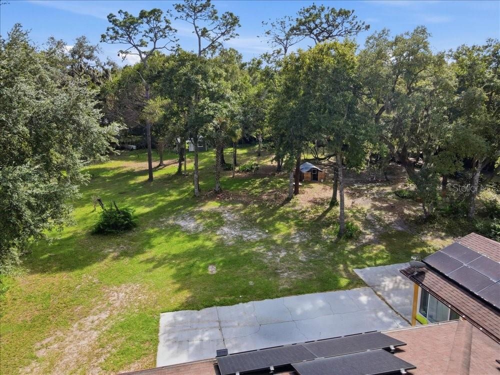 Aerial Backyard