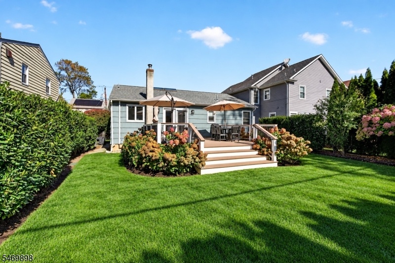 view of deck from yard