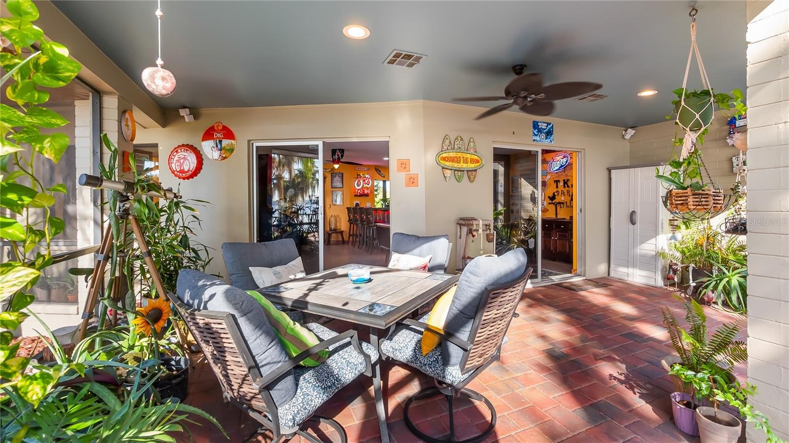 2 sets of sliders from great room to rear covered porch/pool added in late 2022