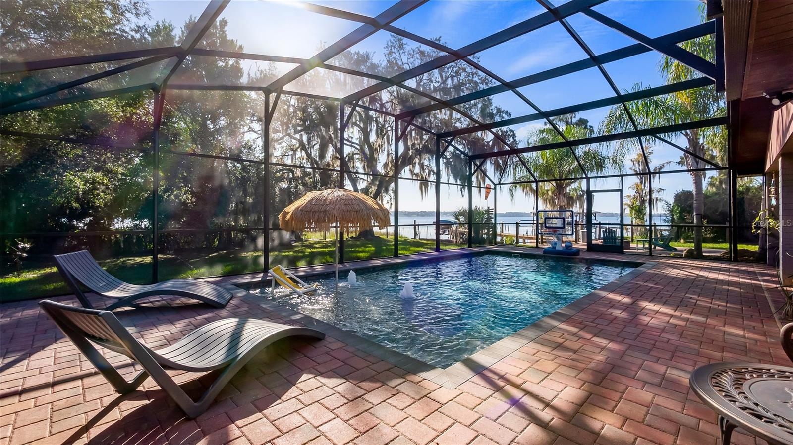 2 sets of sliders from great room to rear covered porch/pool added in late 2022