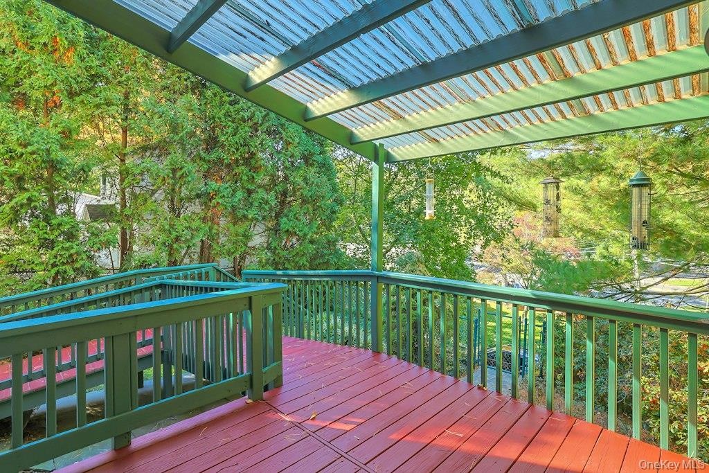 Freshly painted, Back deck leads to mudroom/laundry.