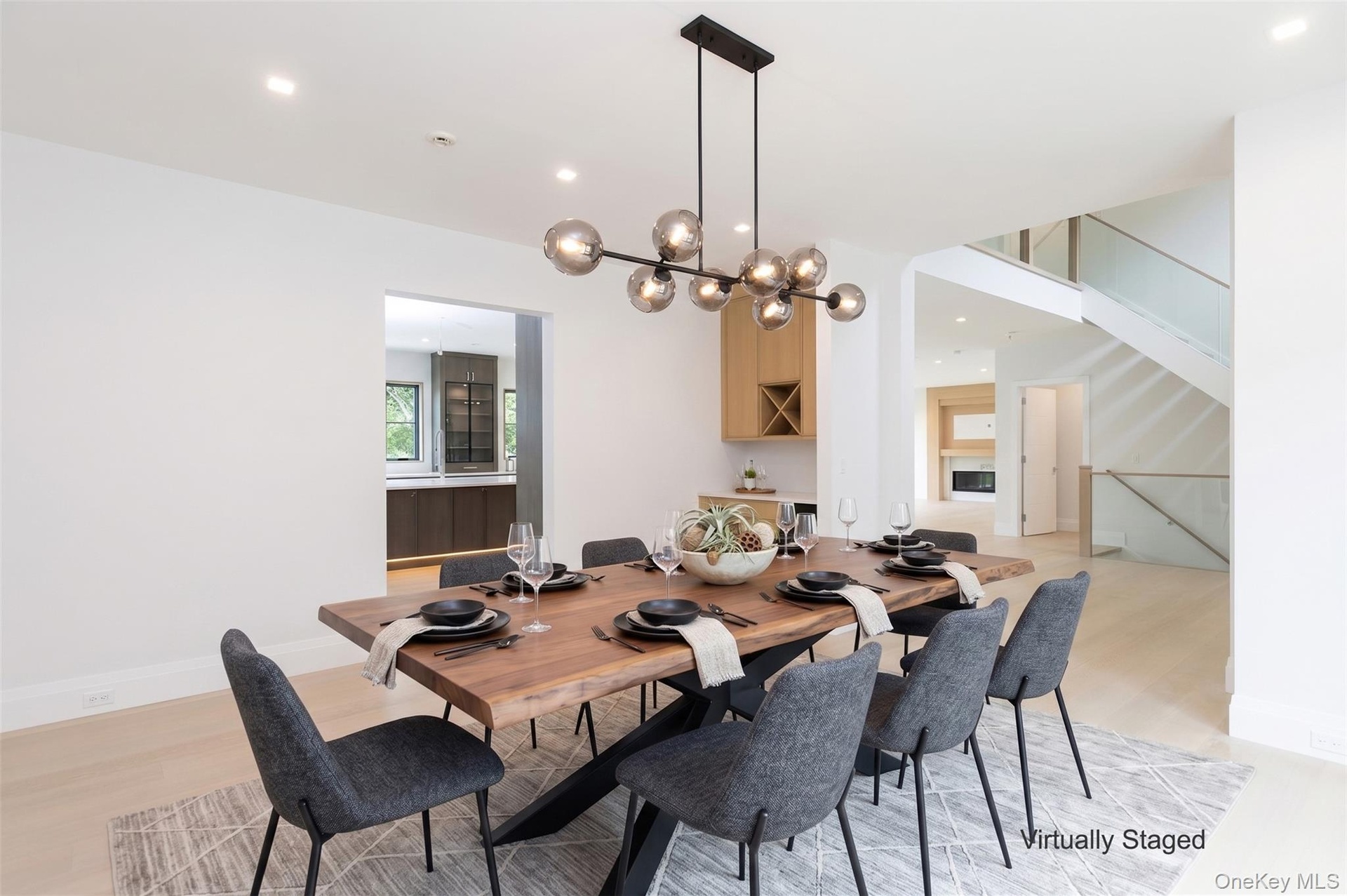 Dining Room w/sink, refrigerator & ice maker