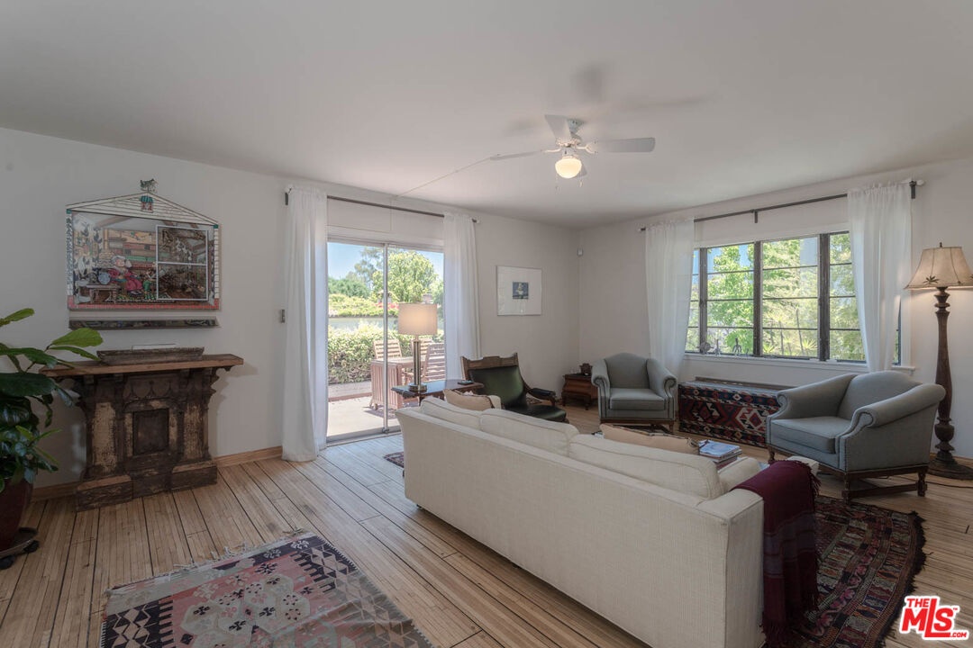 Living Room with Patio Access