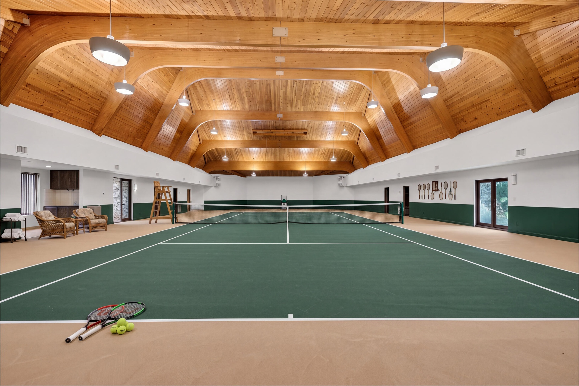 Tennis Court/Digitally Staged