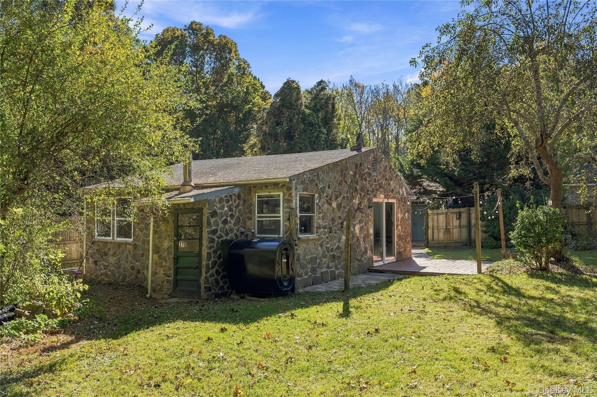 Back view of the second cottage
