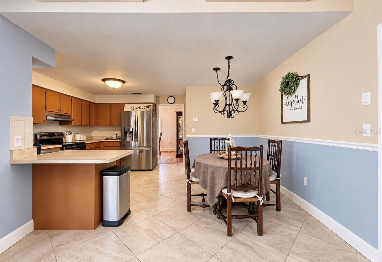 Dinette and kitchen