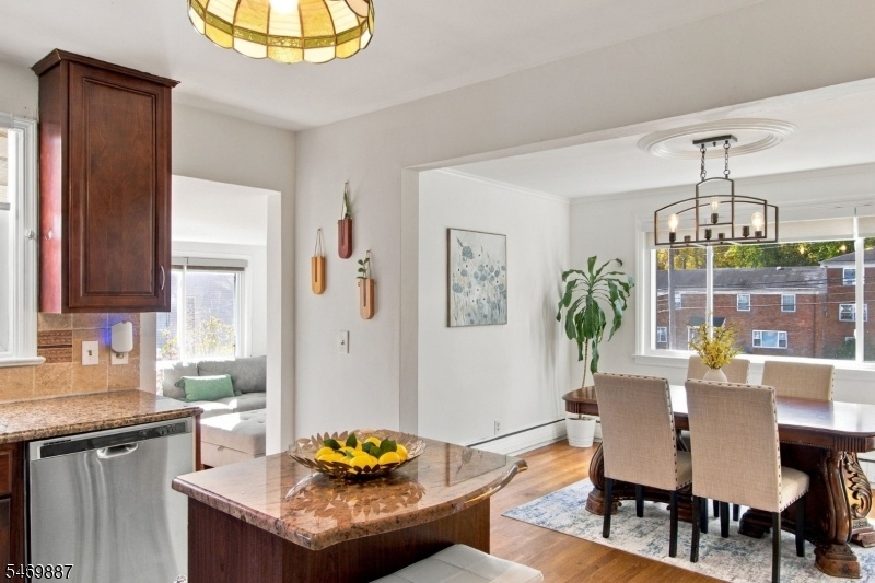Kitchen to Dining Rm Family Rm