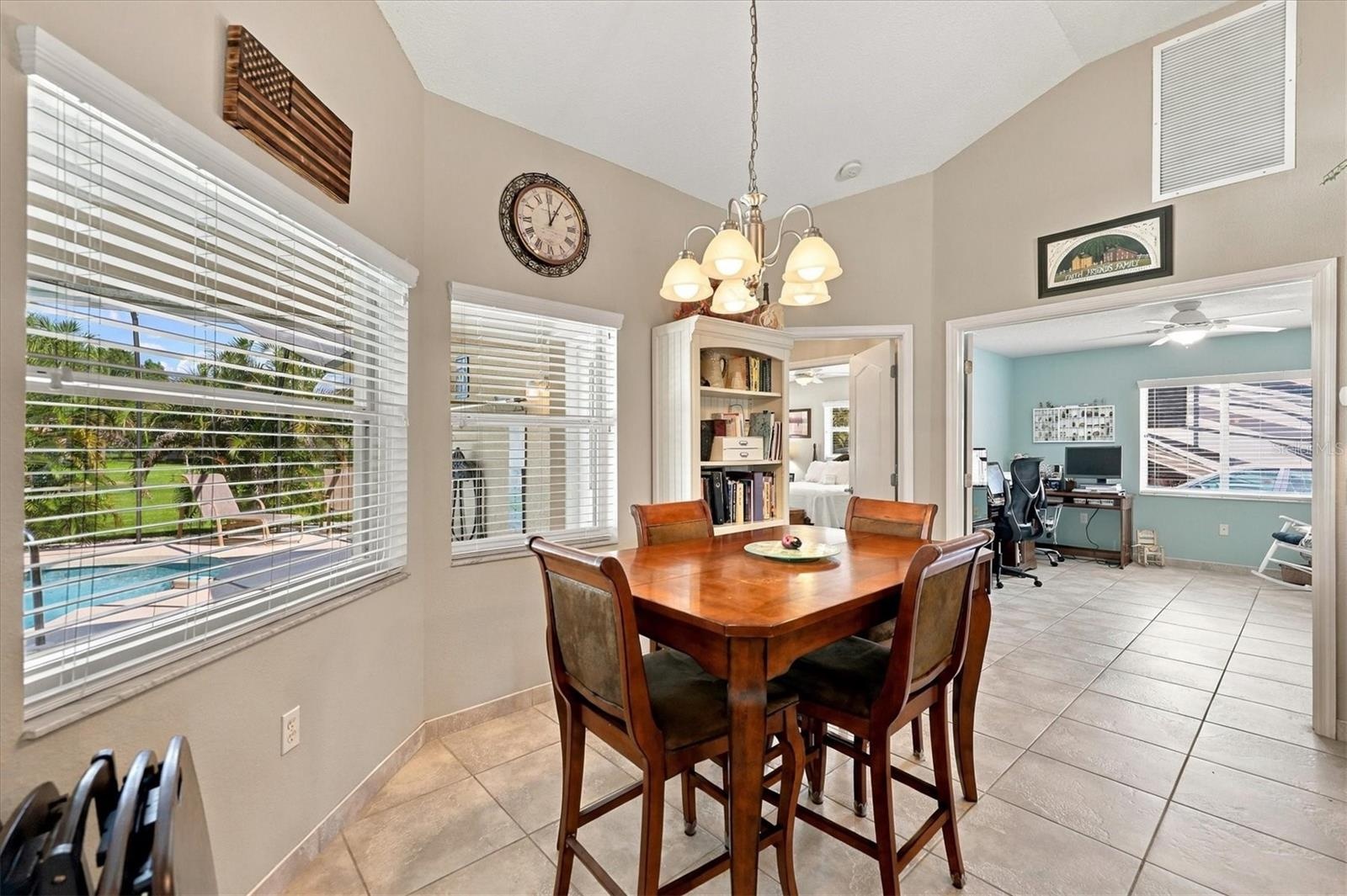Kitchen dinette area.
