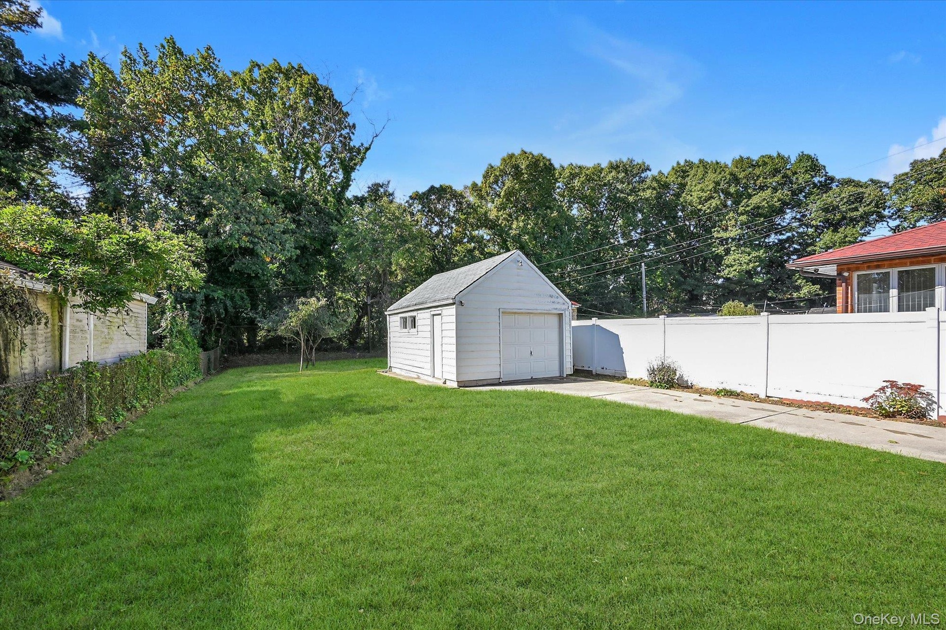 Private Driveway and One Car Garage