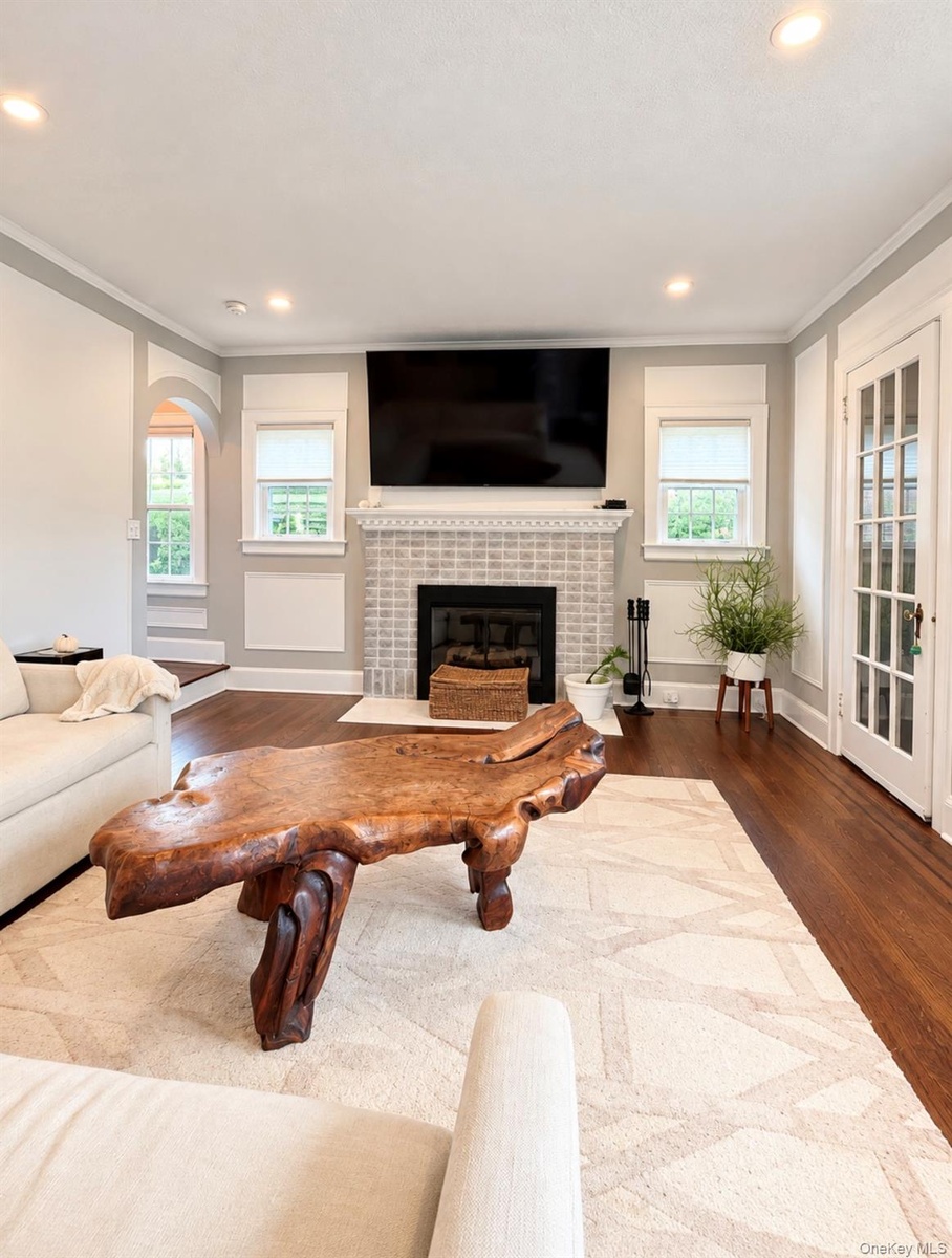 wood burning fire place