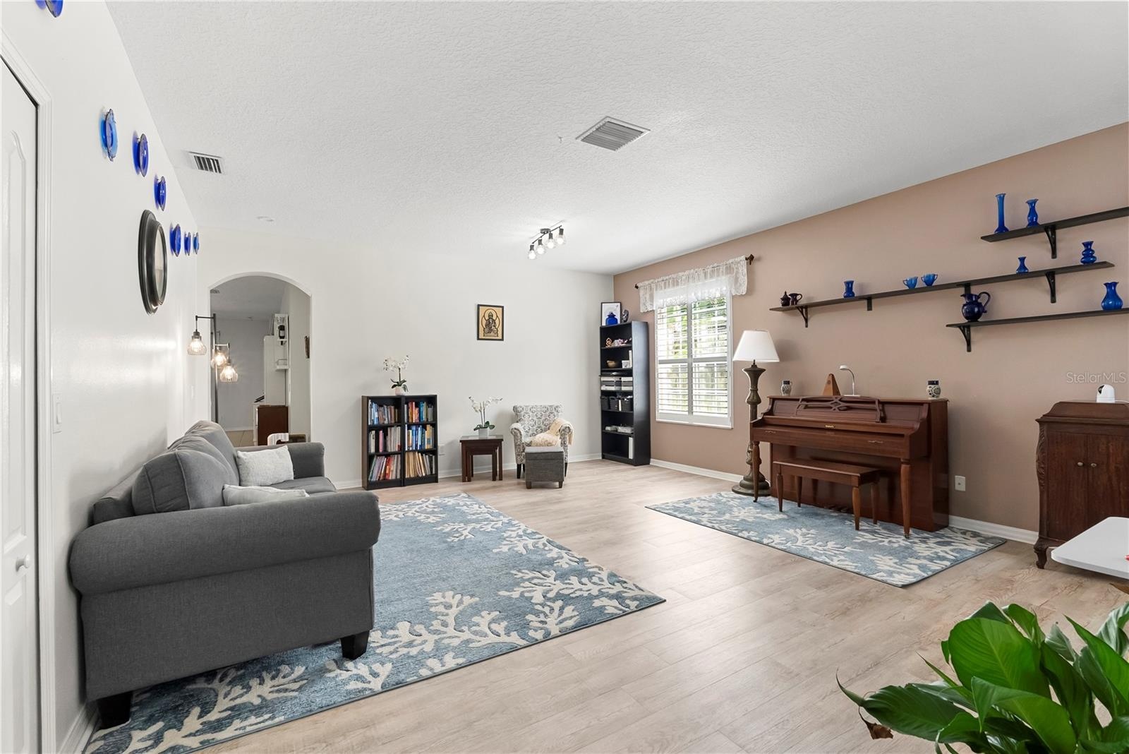 Living Room: Plantation Shutters