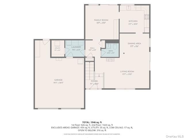 Main Level Floor Plan