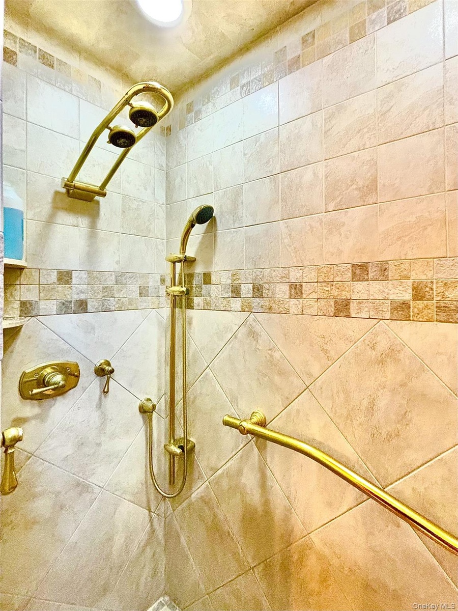 Custom tiled shower