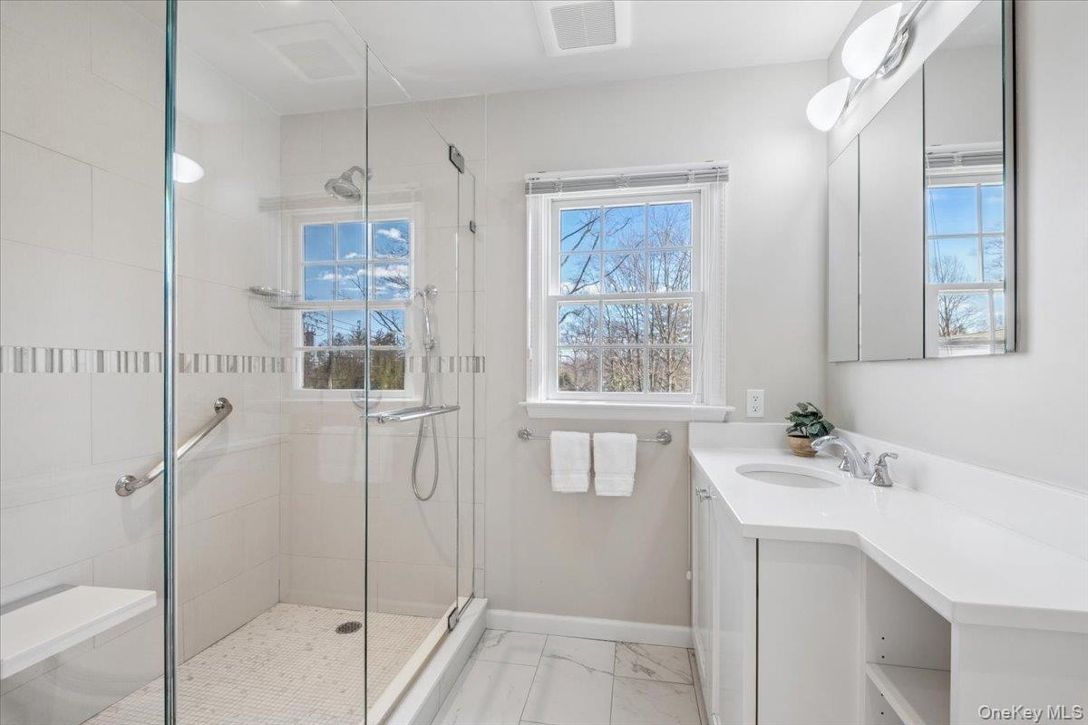 Sparkling primary bathroom